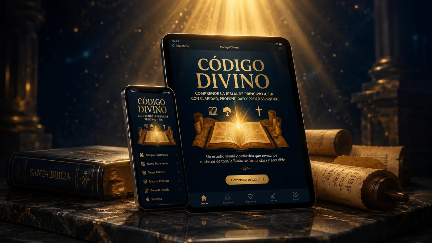 CÓDIGO DIVINO en tablet y celular — acceso digital en todos tus dispositivos